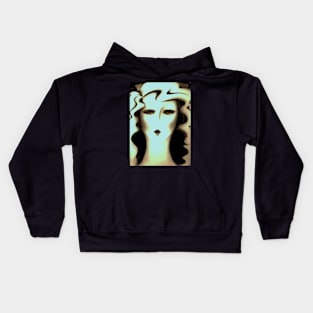 ART DECO AUTUMN Jacqueline Mcculloch Kids Hoodie